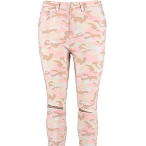 Camo Ripped Stretch Skinny Jean